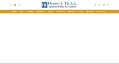 Desktop Screenshot of djtisdalecpa.com