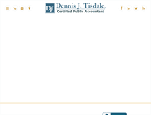 Tablet Screenshot of djtisdalecpa.com